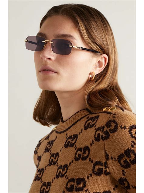 gucci square frame sunglasses replica|gucci rectangular sunglasses with chain.